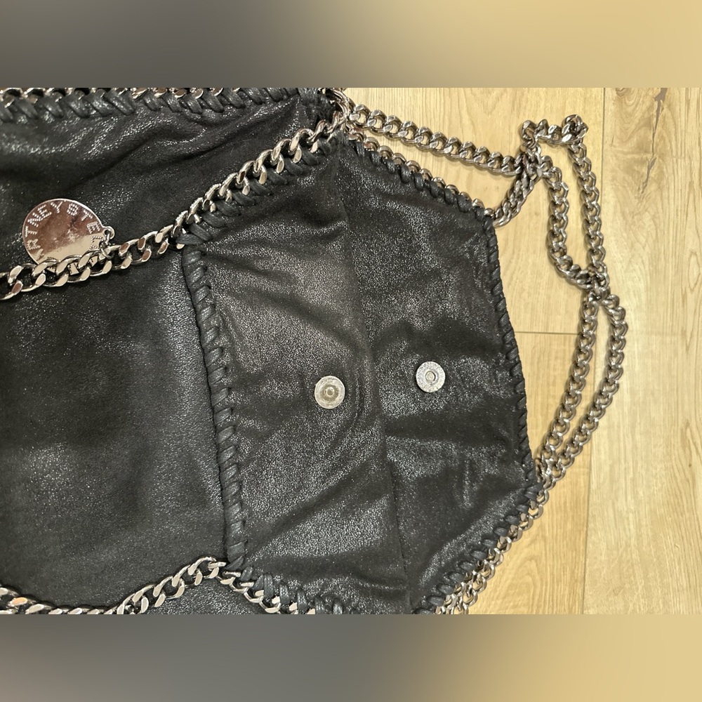 Stella mcartney falabella fold over chain tote bag. Pre owned excellent - Picture 3 of 6